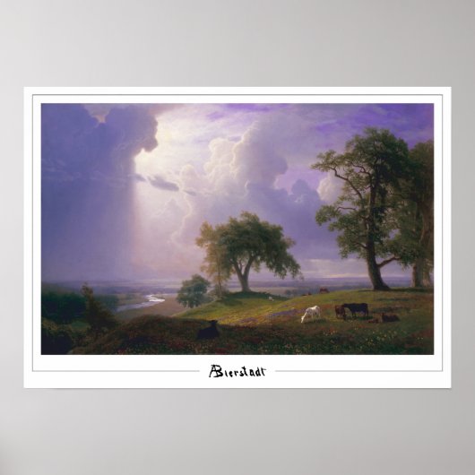 Albert Bierstadt Zedign Art Poster #99 (Vorne)