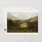 Albert Bierstädter Rocky Mountains, Lander Peak Postkarte (Vorne/Hinten)