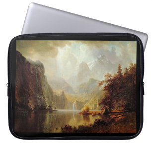 Albert Bierstadts Gemälde, In den Bergen 1867 Laptopschutzhülle