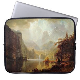 Albert Bierstadts Gemälde, In den Bergen 1867 Laptopschutzhülle