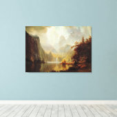 Albert Bierstadts Gemälde, In den Bergen 1867 Leinwanddruck (Insitu (Holzboden))