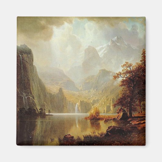 Albert Bierstadts Gemälde, In den Bergen 1867 Magnet (Vorne)