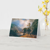 Albert Bierstadt's Half Dome Yosemite Valley, 1870 Karte (Gelbe Blume)