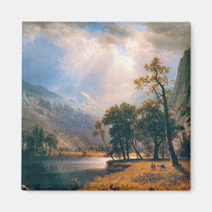 Albert Bierstadt's Half Dome Yosemite Valley, 1870 Magnet