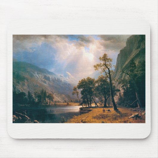 Albert Bierstadt's Half Dome Yosemite Valley, 1870 Mousepad (Vorne)