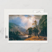 Albert Bierstadt's Half Dome Yosemite Valley, 1870 Postkarte (Vorne/Hinten)