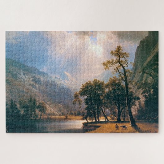 Albert Bierstadt's Half Dome Yosemite Valley, 1870 Puzzle (Horizontal)