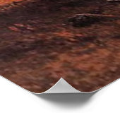 Albert Bierstadts Sonnenuntergang im Yosemitetal Poster (Ecke)