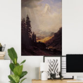 Albert Bierstadt's The Matterhorn, 1867 Poster (Heimbüro)