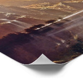 Albert Bierstadts "Unter der Sierra Nevada" Poster (Ecke)