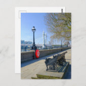 Albert Bridge, London Postcard Postkarte (Vorne/Hinten)