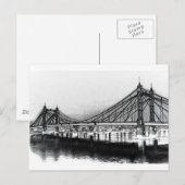 Albert Bridge London Postkarte (Vorne/Hinten)