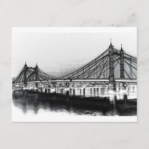Albert Bridge London Postkarte