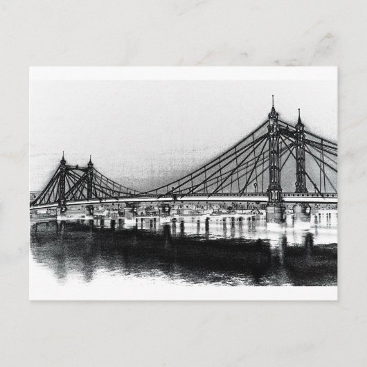 Albert Bridge London Postkarte (Vorderseite)