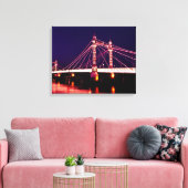 Albert-Brücke London Leinwanddruck (Insitu (Wohnzimmer))