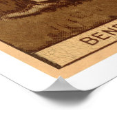 Albert Chief Bender Baseball 1912 Poster (Ecke)