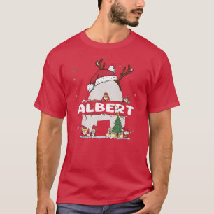 Albert Christmasw Albert Name für lustige Weihnach T-Shirt