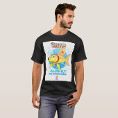 Albert der Wachhund-Fisch T-Shirt (Vorne ganz)