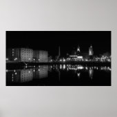 Albert dock B&W Poster (Vorne)