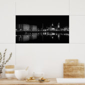 Albert dock B&amp;W Poster (Küche)