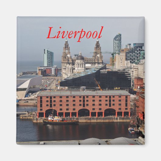 Albert Dock - Kühlschrankmagnet (Vorne)