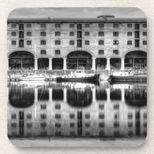 Albert Dock Liverpool Getränkeuntersetzer (Vorderseite)