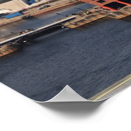 Albert Dock - Liverpool Poster (Ecke)