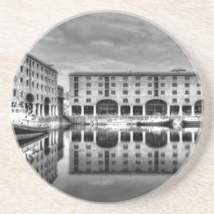 Albert Dock Liverpool Reflections Getränkeuntersetzer