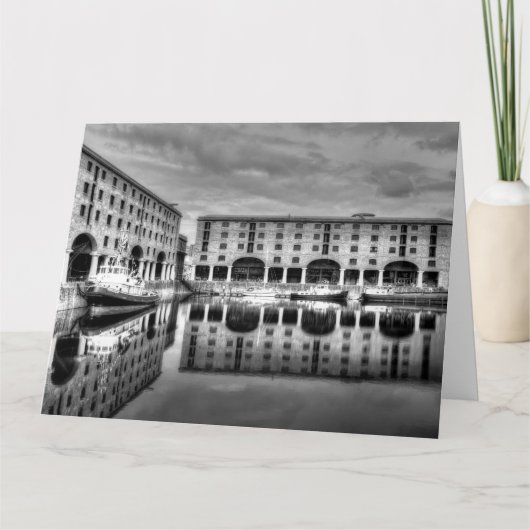 Albert Dock Liverpool Reflections Karte (Vorderseite)