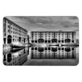 Albert Dock Liverpool Reflections Magnet (Horizontal)