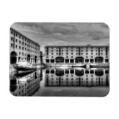 Albert Dock Liverpool Reflections Magnet (Horizontal)