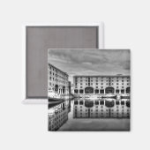 Albert Dock Liverpool Reflections Magnet (Vorderseite/Rückseite)
