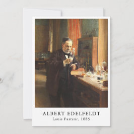 Albert Edelfeldt — Louis Pasteur (1885) Feiertagskarte