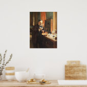 Albert Edelfeldt — Louis Pasteur (1885) Poster (Küche)
