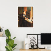 Albert Edelfeldt — Louis Pasteur (1885) Poster (Heimbüro)