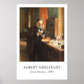 Albert Edelfeldt — Louis Pasteur (1885) Poster (Vorne)