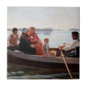 Albert Edelfelt - Auf die Feier gehen Fliese (Vorderseite)