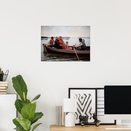 Albert Edelfelt - Auf die Feier gehen Poster (Heimbüro)