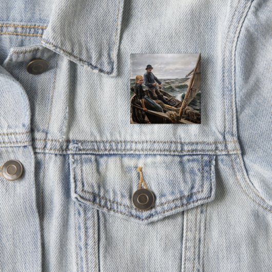 Albert Edelfelt - Auf See Button (Beispiel)