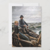 Albert Edelfelt - Auf See Einladung (Vorderseite)