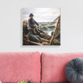 Albert Edelfelt - Auf See Leinwanddruck (Insitu (Wohnzimmer))