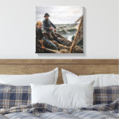 Albert Edelfelt - Auf See Leinwanddruck (Insitu (Schlafzimmer))