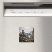 Albert Edelfelt - Auf See Magnet (In Situ (Geschirrspüler))