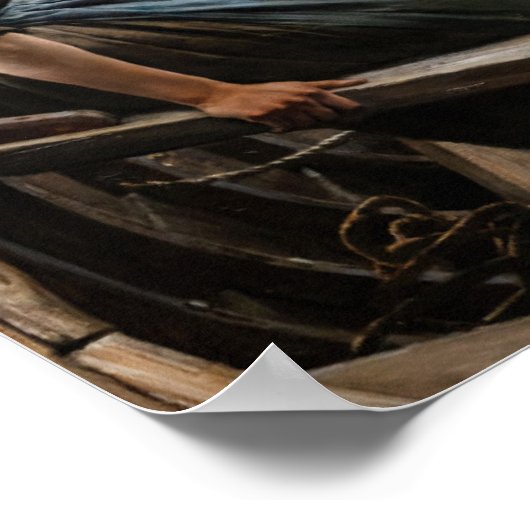 Albert Edelfelt - Auf See Poster (Ecke)