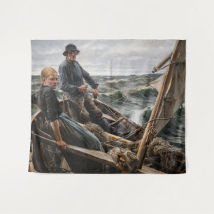 Albert Edelfelt - Auf See Wandteppich