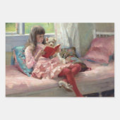 Albert Edelfelt - Auswahl der Meisterwerke Geschenkpapier Set (Vorderseite 3)