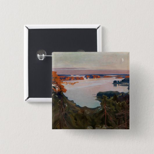 Albert Edelfelt - Blick über Haikko Button (Vorne & Hinten)