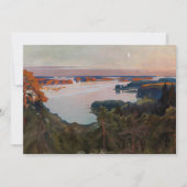 Albert Edelfelt - Blick über Haikko Dankeskarte (Vorderseite)