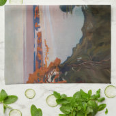 Albert Edelfelt - Blick über Haikko Geschirrtuch (Gefaltet)