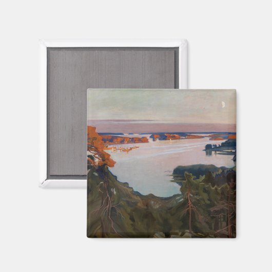 Albert Edelfelt - Blick über Haikko Magnet (Vorderseite/Rückseite)